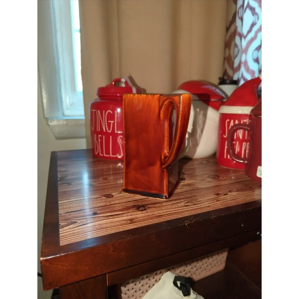 Canadian Lord Calvert Ceramic Square Whiskey‎ Mug Pitcher